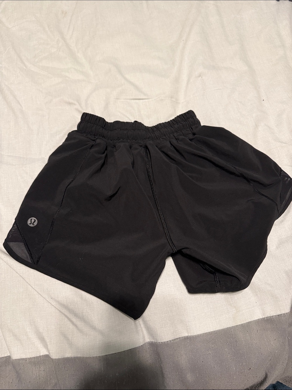 lululemon athletica Black Women's Running Shorts - Picture 2 of 4